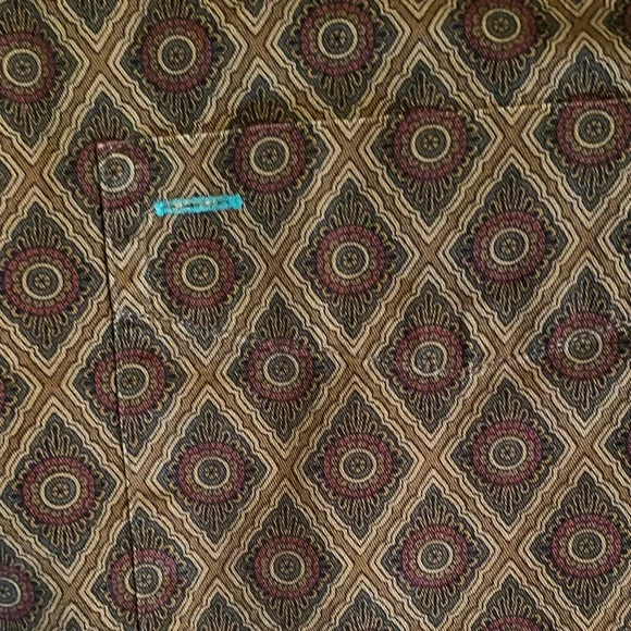 90sTommy Hilfiger Men's Brown Geometric Shirt Xl - Picture 4 of 5